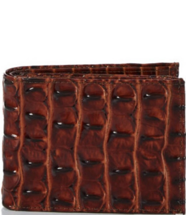 ブランミン レディース 添え物 銭入れ BRAHMIN Melbourne Slimfold Wallet Pecan