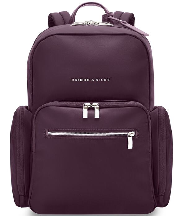 ブリグスアンドライリー レディース 御徒面子 旅行バッグ Briggs \u0026 Riley Rhapsody Medium Laptop Backpack Plum 酸桃