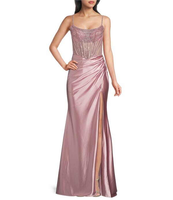 ジービー レディース トップス 衣裳 GB Social Beaded Corset Dress Rose