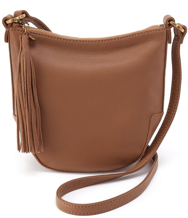 ホボ レディース 御徒面子 なめし革 HOBO Lexi Polished Leather Crossbody Bag Timber Brown 赤銅色