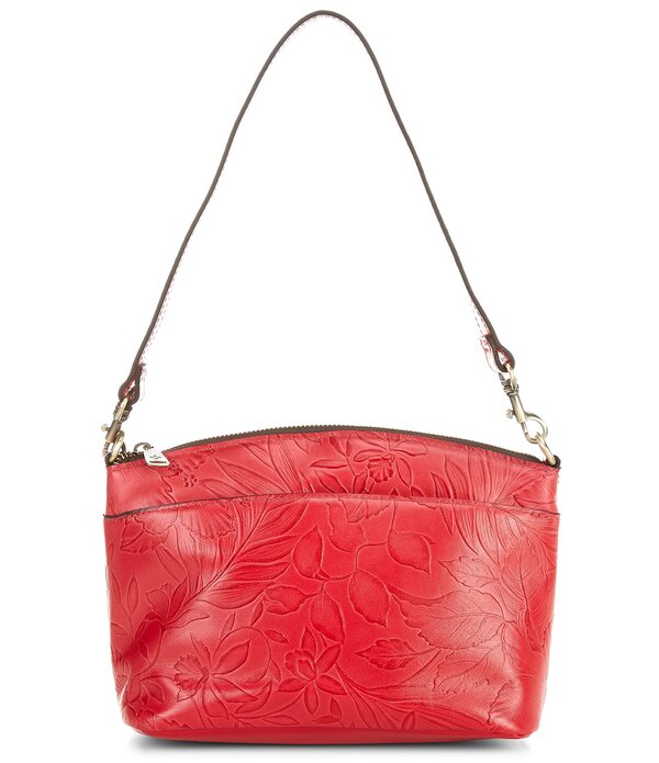 パトリシアナシュ レディース バッグ フラワー柄 フラワー Patricia Nash Arlee Floral Embossed Crossbody Bag Strawberry｜ReVida 店