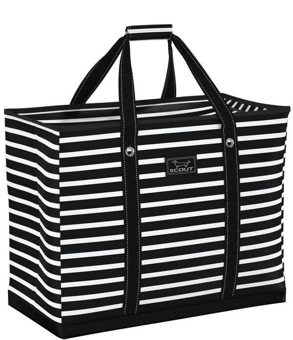 案内者 レディース 御徒面子 SCOUT 4 Boys XXL Stripe Tote Bag Fleetwood Black 黒いこと