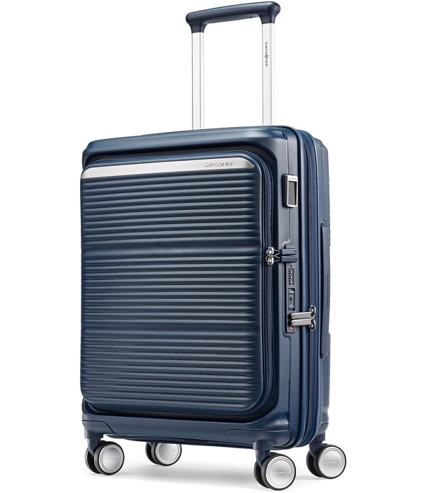 サムソナイト レディース 御徒面子 旅行バッグ Samsonite Paralux Collection Global Carry On Suitcase Midnight Navy 米国海軍