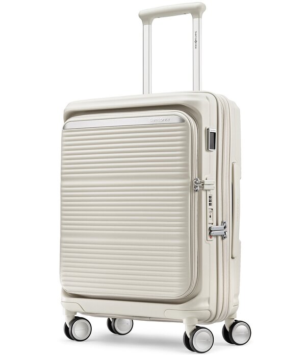 サムソナイト レディース 御徒面子 旅行バッグ Samsonite Paralux Collection Global Carry On Suitcase Stone Grey 薄墨色