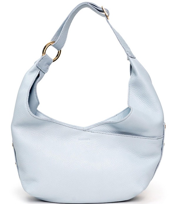 ハミット レディース バッグ Hammittomedium Zip Hobo Shoulder Bag Hazy Blue ブルー｜ReVida 店