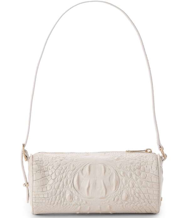 ブランミン レディース 御徒面子 BRAHMIN Alden Road Collection Billie Barrel Shoulder Bag Ivory 象牙色