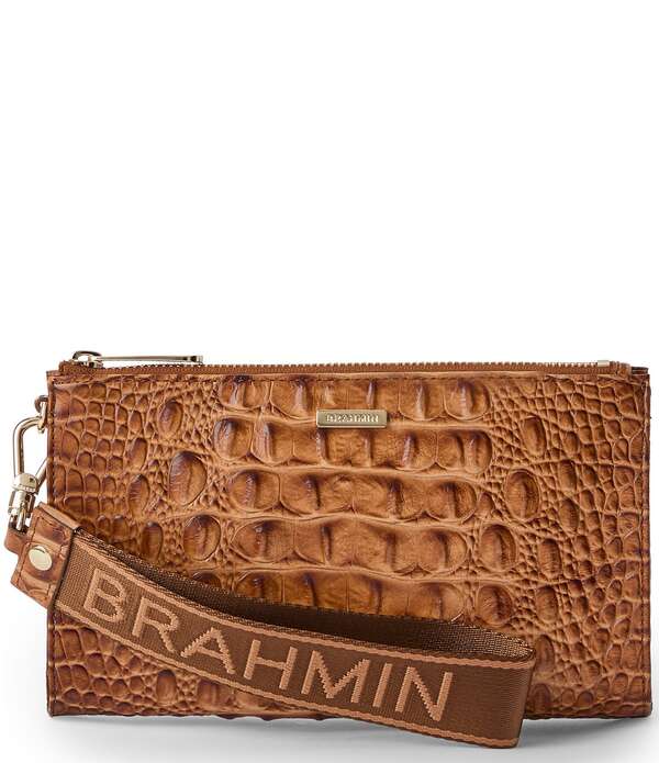 ブランミン レディース 付属品 紙入れ BRAHMIN Alden Road Collection Adia Wristlet Cinnamon