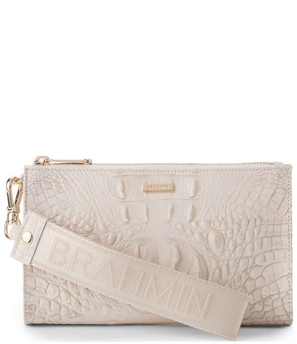 ブランミン レディース 付属品 紙入れ BRAHMIN Alden Road Collection Adia Wristlet Ivory 象牙色