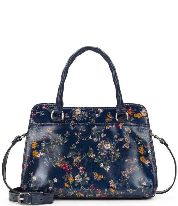 パトリシアナシュ レディース バッグ Patricia Nash Rossana Satchel Bag BUTTERFLY GARDEN|ReVida 店
