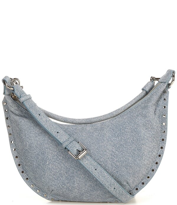 レベッカミンコフ レディース 御徒面子 REBECCA MINKOFF Darren Small Crescent Crossbody Bag Denim ジーンズ