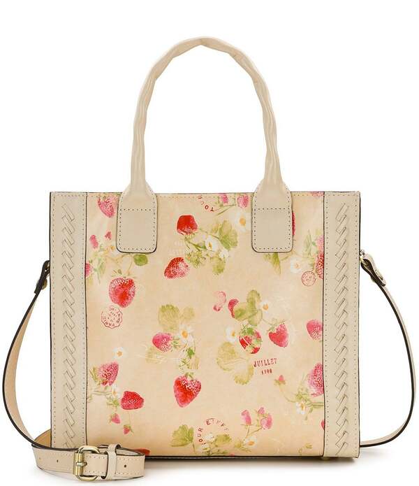パトリシアナシュ レディース 御徒面子 Patricia Nash Curry Tote Bag Parchment Strawberry