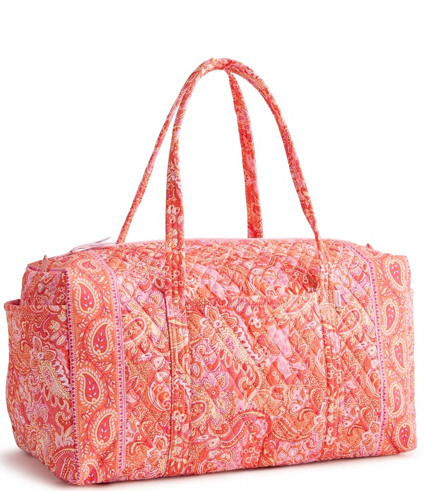 ベラブラッドロバート・エドワード・リー レディース 御徒面子 Vera Bradley Sherbert Large Original Duffel Bag Shebert