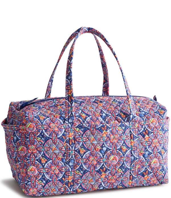 ベラブラッドロバート・エドワード・リー レディース 御徒面子 Vera Bradley x Mandalorian Grogu Medallion Large Original Duffle Bagrogu Medallion