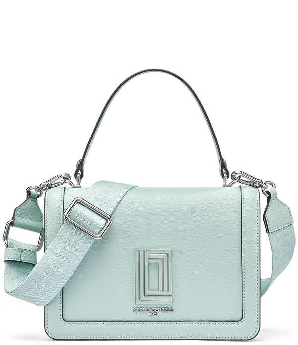 カール ラガーフェルド レディース バッグ KARLAGERFELD PARISimone Satchel Bag Fresh Mint ミント｜ReVida 店