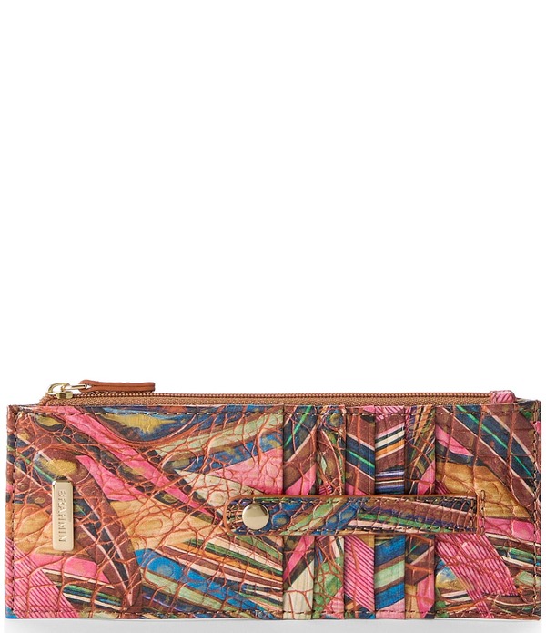 ブランミン レディース 佩び物 札入れ BRAHMIN Melbourne Collection Sunleaf Credit Card Wallet Sunleaf