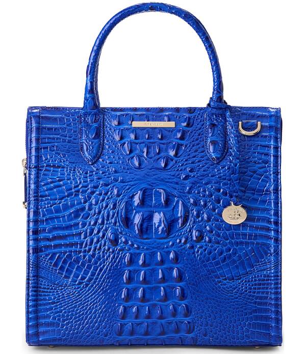 ブランミン レディース 御徒面子 BRAHMIN Melbourne Collection Ultramarine Small Caroline Satchel Bag Ultramarine