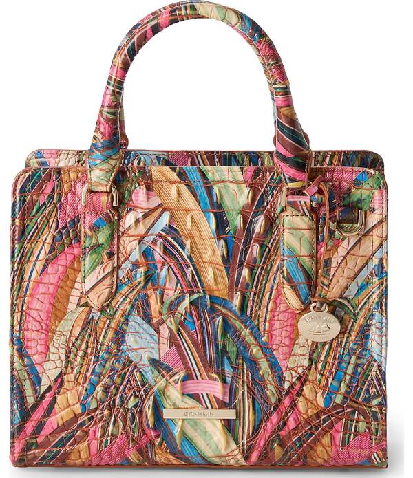 ブランミン レディース バッグ BRAHMIN Melbourne Collection Sunleaf Cami Satchel Bag Sunleaf｜ReVida 店