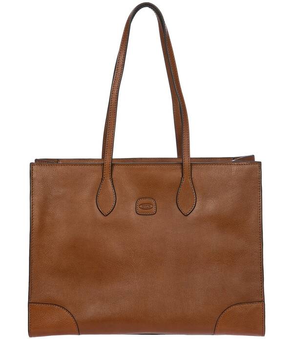 ブリックス レディース 御徒面子 Bric\u0027s Life Pelle Medium Opera Tote Bag Tobacco
