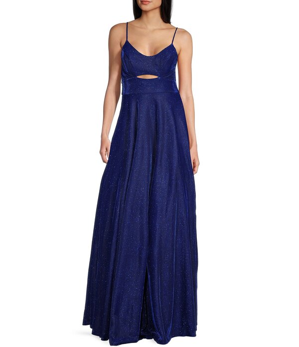 シティヴァイブ レディース トップス 衣装 カットアウト スピード競技 City Vibe Front Cut-Out Lace Back Long Dress Bright Royal
