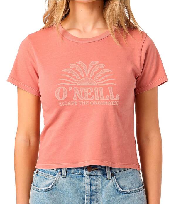 オニール レディース トップス プルオーバー O\u0027Neill Throne Short Sleeve Fitted T-Shirt Canyon Rose