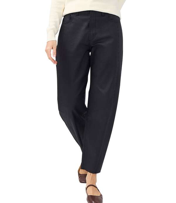 しろがね色 デニム レディース ボトムス ジーンズズボン下 か細い相応う Silver Jeans Co. Slim Fitapered Leg Jeans Black 黒いこと
