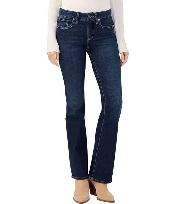 しろがね色 デニム レディース ボトムス ジーンズズボン下 ブーツ撥ねのける ブーツ Silver Jeans Co. Suki Curvy Fit Bootcut Jeans Eversley