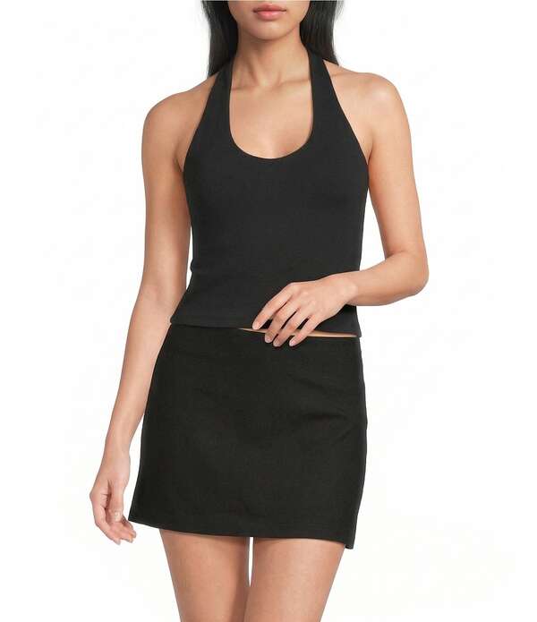 ジービー レディース トップス ティーシャツ ホルター GB Pullover Halter Tank Black 黒いこと