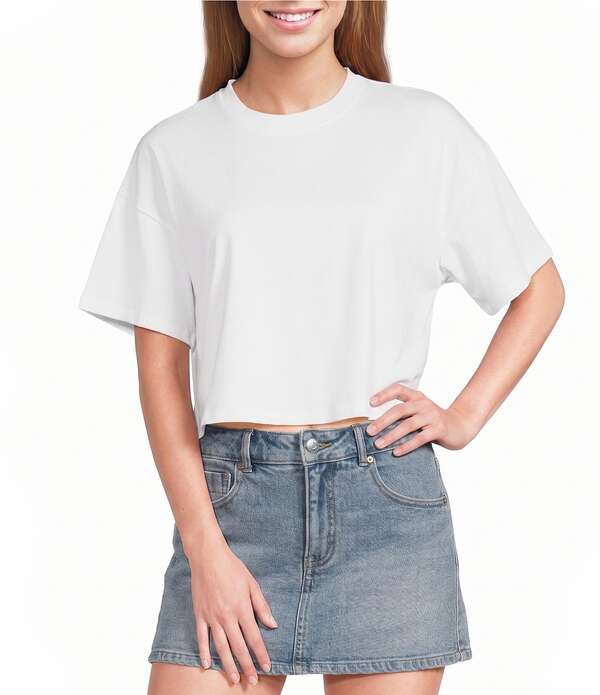 ジービー レディース トップス プルオーバー 編み物 GB Knit Coordinating Boxy T-Shirt White 白いこと