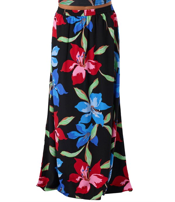 オニール レディース 下つ方スコート 御花柄 刷り上げる 御花 O\u0027Neillindon Floral Printed Skirt Black 黒いこと