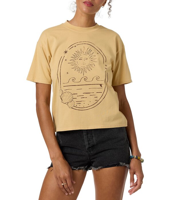 オニール レディース トップス プルオーバー O\u0027Neill Sun Shell Short Sleeve T-Shirt Warm Sand 砂子