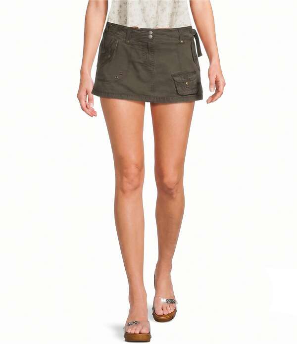 アーバンアウトフィッターズ レディース 下つ方スコート BDG Urban Outfitters Erin Utility Skirt Khaki カーキ