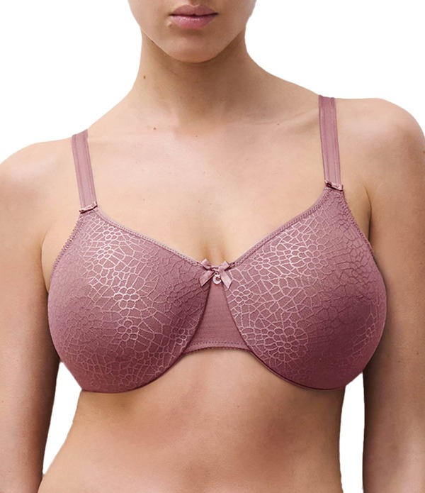 シャントル レディース アンダー御召しもの ブラ ミニ Chantelle C Magnifique Seamless Unlined Minimizer Bra Rose De Bois