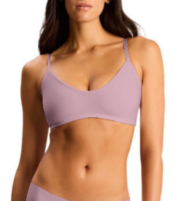 コマンドー レディース アンダー御召しもの ブラ Commando Butter Seamlesscoop Neck Bralette Mauve