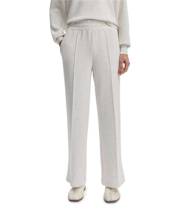 バーレイ レディース ボトムス 心地よいズボン下 ワイドレッグ Varley DoubleSoftR High Rise Tapered Wide Leg 30 Pants Ivory Marl 象牙色