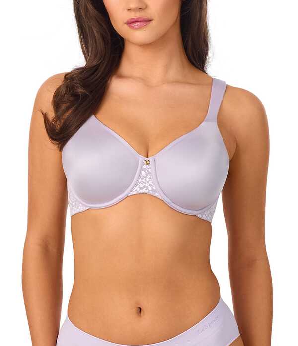レミステレー レディース アンダー御召しもの ブラ Le Mystere Safari Full Coverage Unlined Back Smoothing Bra Lilac Haze 紫はしどい