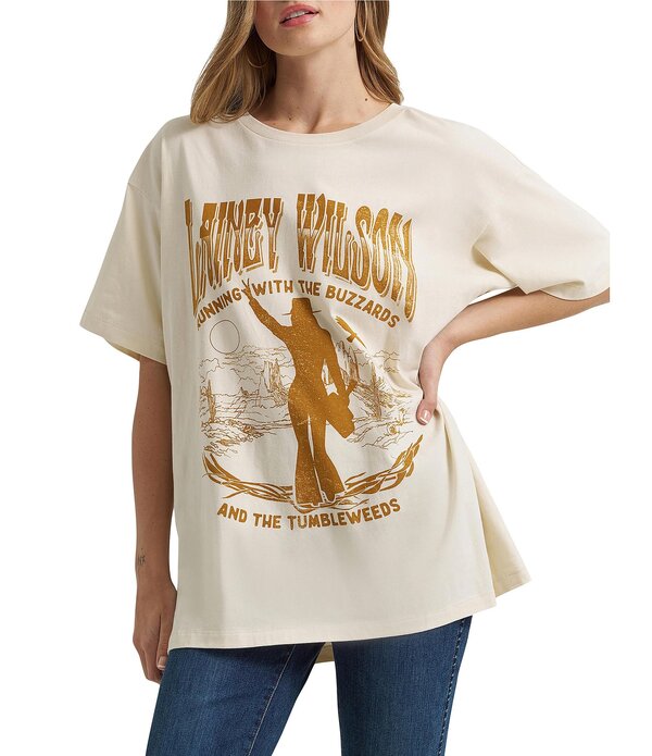 ラングラー レディース トップス プルオーバー WranglerR x Lainey Wilson Buzzardshort Sleeve T-Shirt White 白いこと