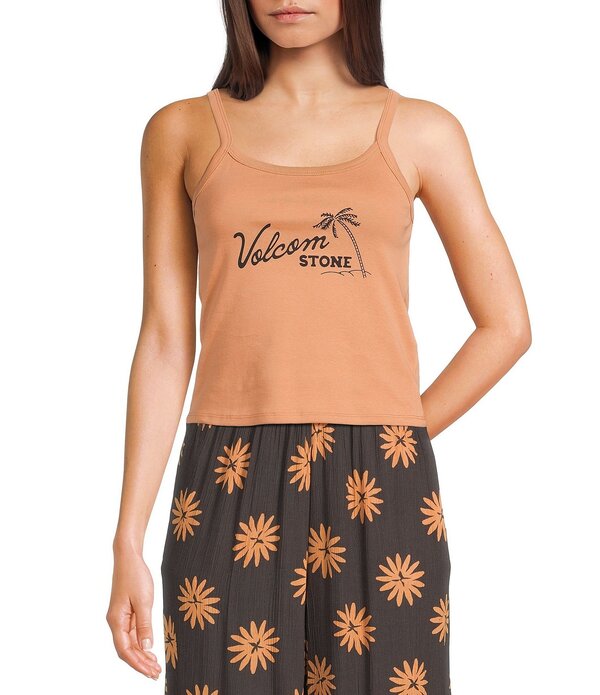 ボルコム レディース トップス プルオーバー ノースリーブ Volcom Sleeveless Trippin Tank Desert Sand 砂子