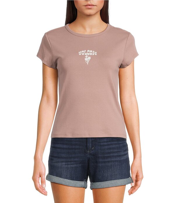 ボルコム レディース トップス プルオーバー Volcom Short Sleeve Not Your Baby Teearth