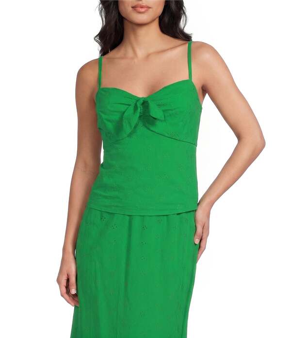 I.N.サンフランシスコ レディース トップス プルオーバー I.N. San Francisco Tie Front Corsetop Lime 菩提樹