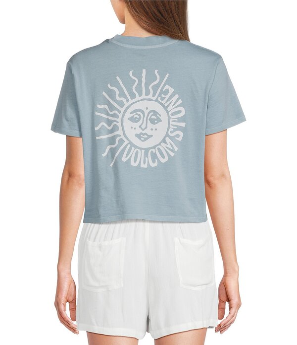 ボルコム レディース トップス プルオーバー Volcom Pocket Dial Short Sleeve T-Shirt Charblue