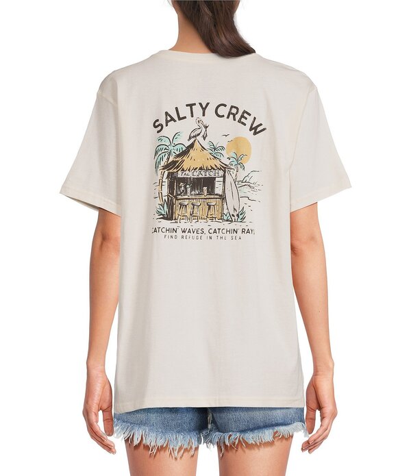 ソルティークルー レディース トップス プルオーバー Salty Crew Beachut Short Sleeve T-Shirt Off-White 象牙色