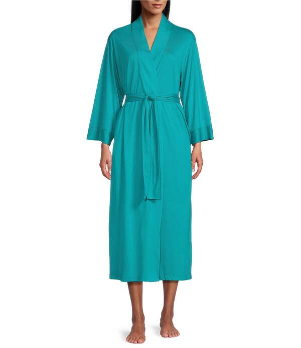 ナトリ レディース アンダー御召しもの ナイト爵御召しもの N by Natori Congo Wrap Robe Aqua アクア
