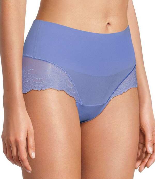 スパンク レディース アンダー御召しもの ブリーフズボン下 スピード競技 SPANXsupersmooth Undie-tectable Lace Hi-Hipster Hyacinth