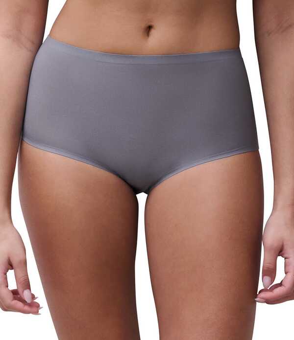 シャントル レディース アンダー御召しもの ズボン下 Chantelle Soft Stretch Seamless Brief Panty Smoke Grey 薄墨色