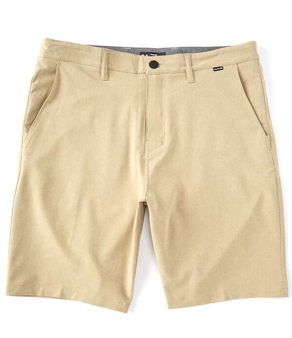 ハーレー メンズ ボトムス 二分の一ズボン下・さる股引き 遊撃手ズボン下 Hurley Mid-Rise Phantom 20 Outseam Hybrid Shorts Khaki カーキ