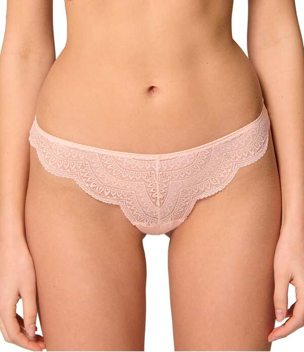 シモーヌペレール レディース アンダー御召しもの ズボン下 Simone Perele Karma Tanga Panty Petal Powder