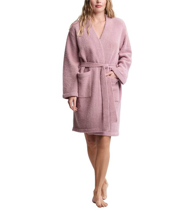ベアフットドリームス レディース アンダーお召しもの ナイト爵お召しもの Barefoot Dreams CozyChicR Solid Robe Teaberry