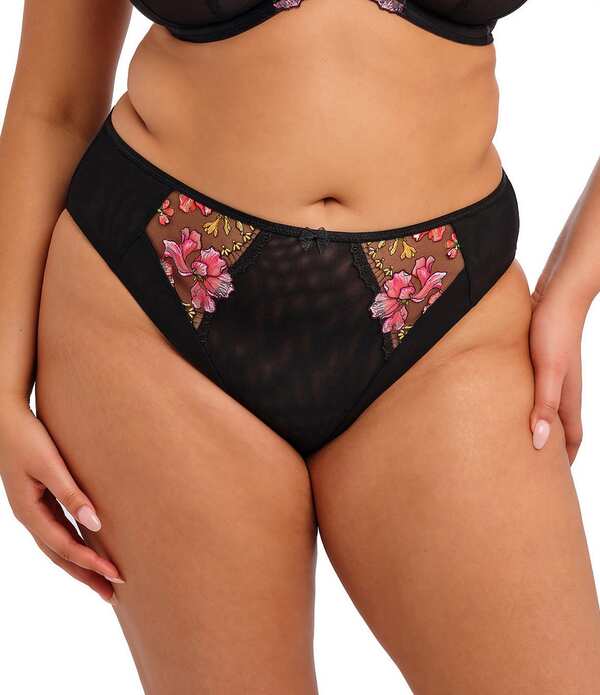 猥りがましいミ レディース アンダー御召しもの ズボン下 Elomi Teagan High-Cut Brief Rainbow