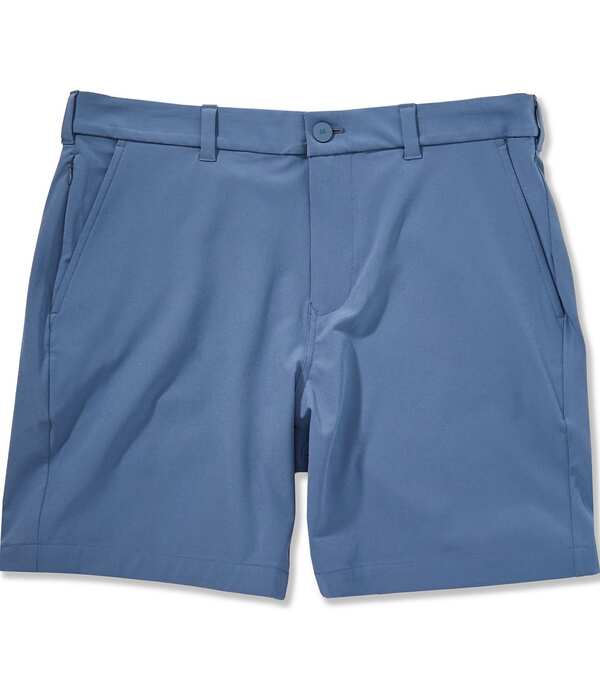 ミズンメイン メンズ ボトムス 二分の一ズボン下・さる股引き 遊撃手ズボン下 Mizzen+Main Helmsman Performance Stretch 7 Inseam Shorts Dark Blue 青み