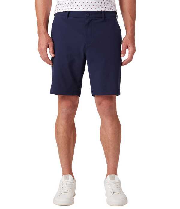 ミズンメイン メンズ ボトムス 二分の一ズボン下・さる股引き 遊撃手ズボン下 Mizzen+Main Helmsman Performance Stretch 7 Inseam Shorts Navy Solid 米国海軍